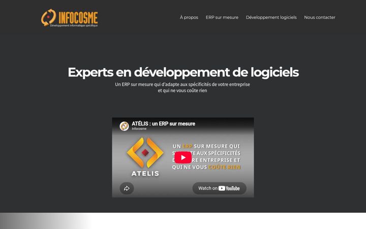 Screenshot of infocosme.com