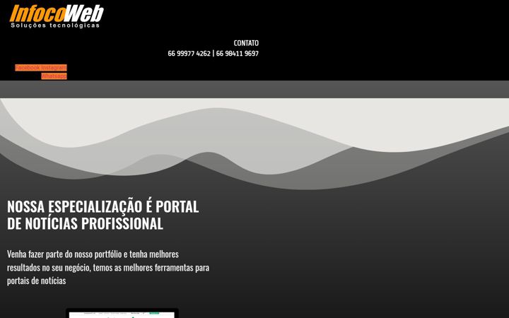 Screenshot of infocoweb.com.br