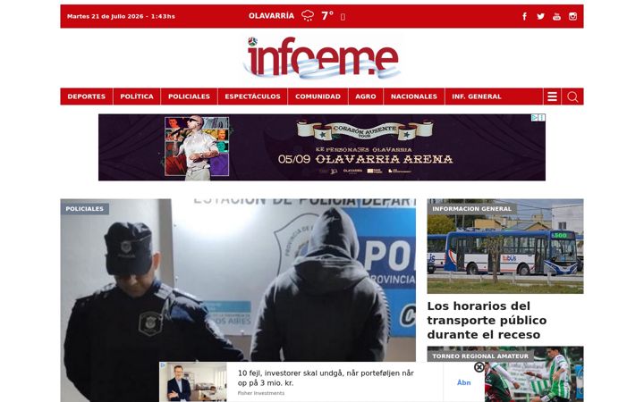 Screenshot of infoeme.com