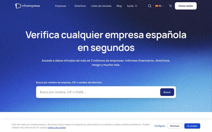 Screenshot of infoempresa.com
