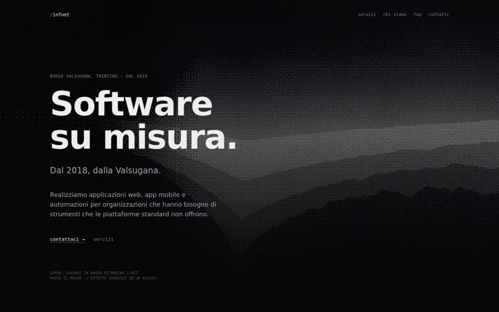 Screenshot of infoet.it