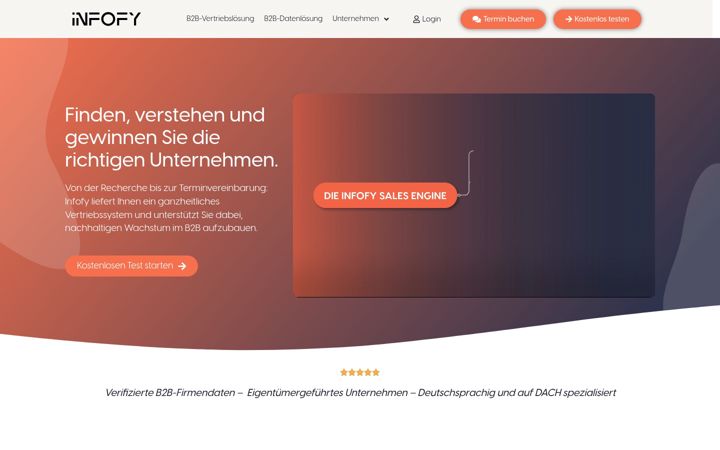 Screenshot ta' infofy.de