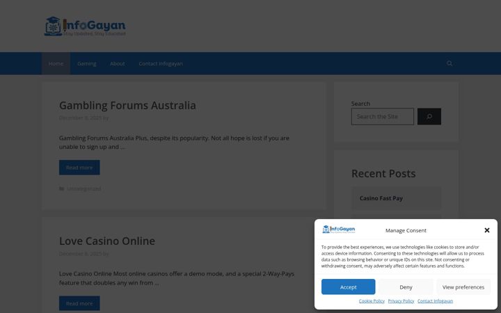 Screenshot of infogayan.net