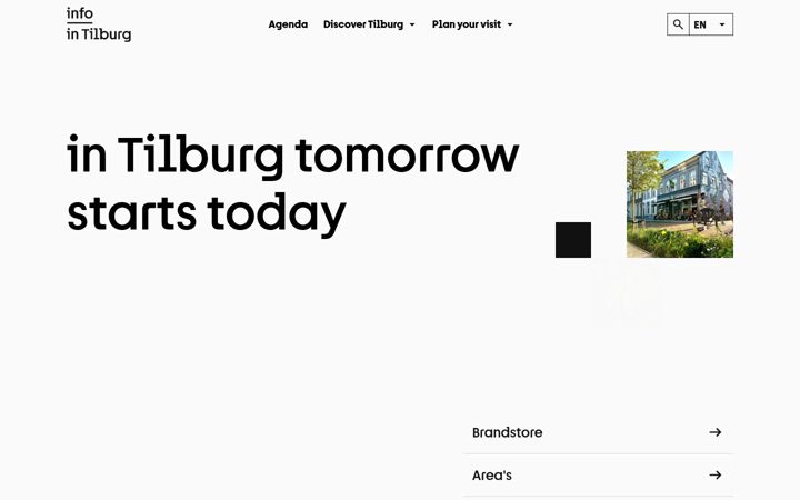 Screenshot of infointilburg.com