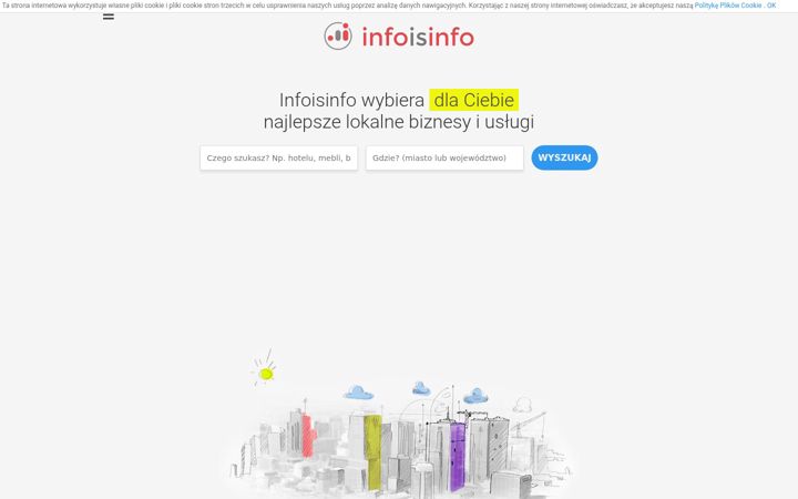Screenshot of infoisinfo.pl