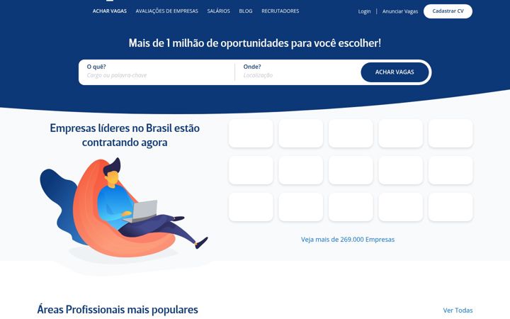 Screenshot of infojobs.com.br