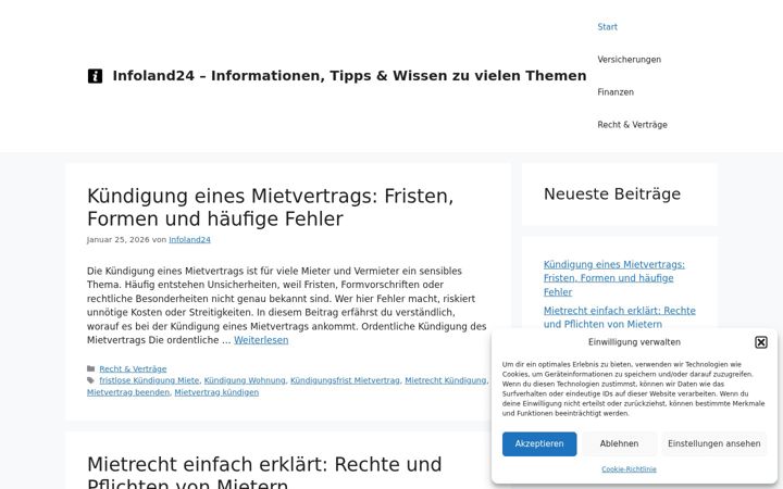 Screenshot of infoland24.de