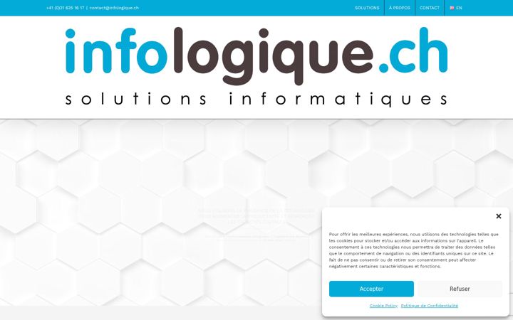 Screenshot of infologique.ch