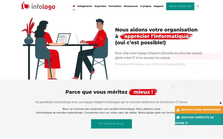 Screenshot of infologo.ch