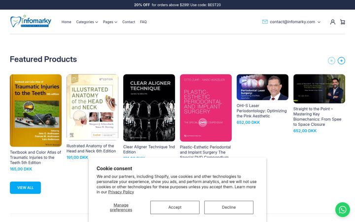 Screenshot of infomarky.com