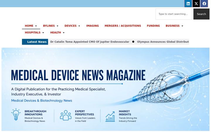 Screenshot of infomeddnews.com