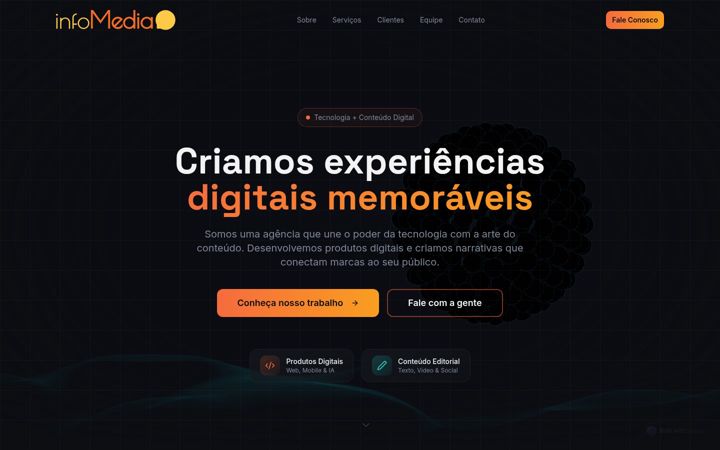 Screenshot of infomedia.com.br