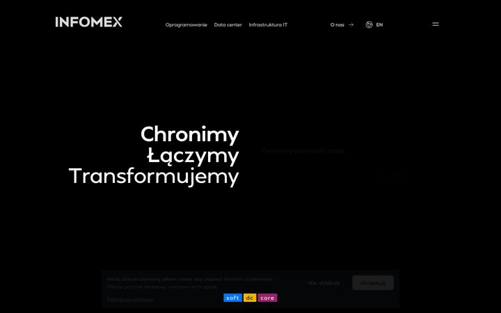 Screenshot of infomex.pl