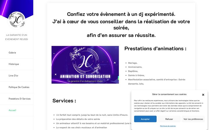 Screenshot of infomix60.fr