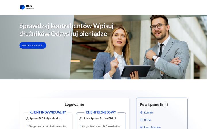 Screenshot of infomonitor.pl