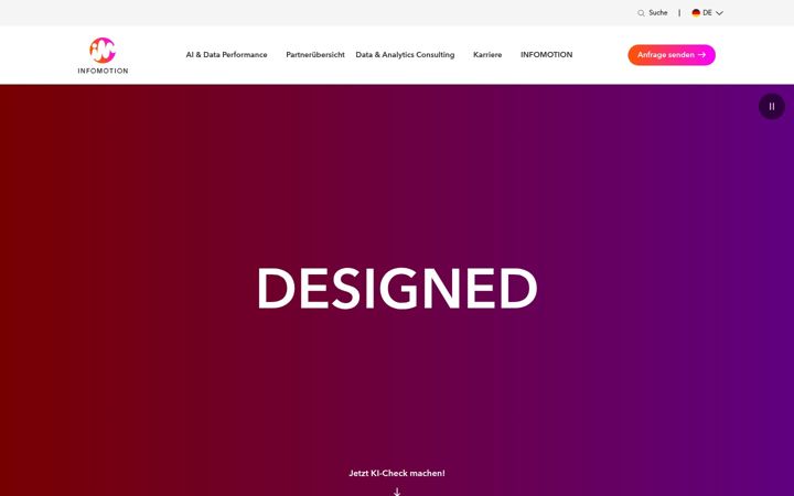 Screenshot of infomotion.de