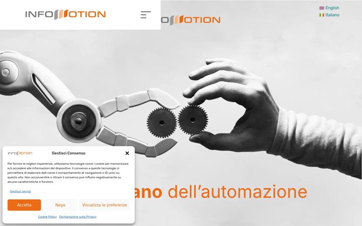 Screenshot of infomotion.it