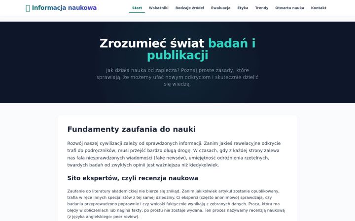 Screenshot of infona.pl