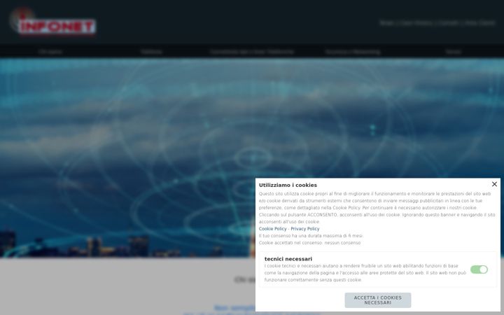 Screenshot of infonetsrl.com