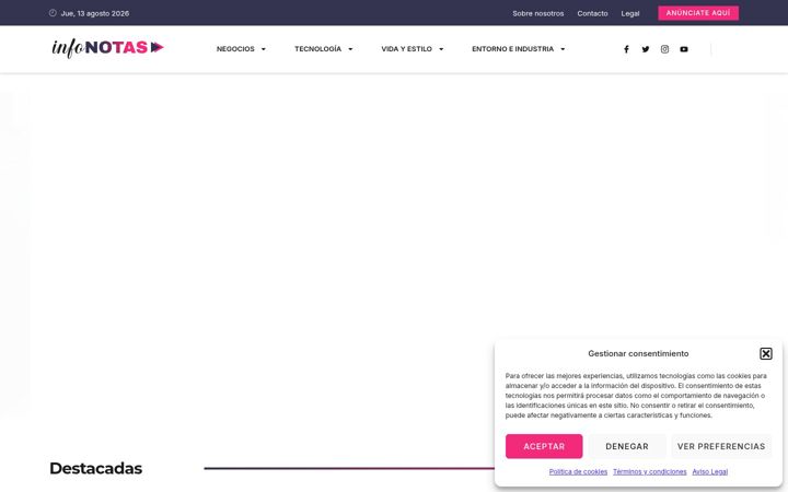Screenshot of infonotas.es