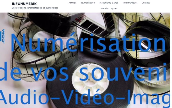 Screenshot of infonumerik.com