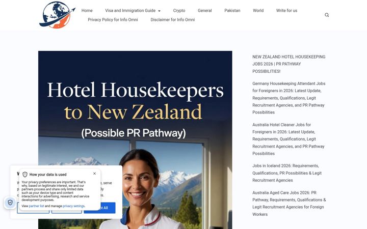 Screenshot of infoomni.com