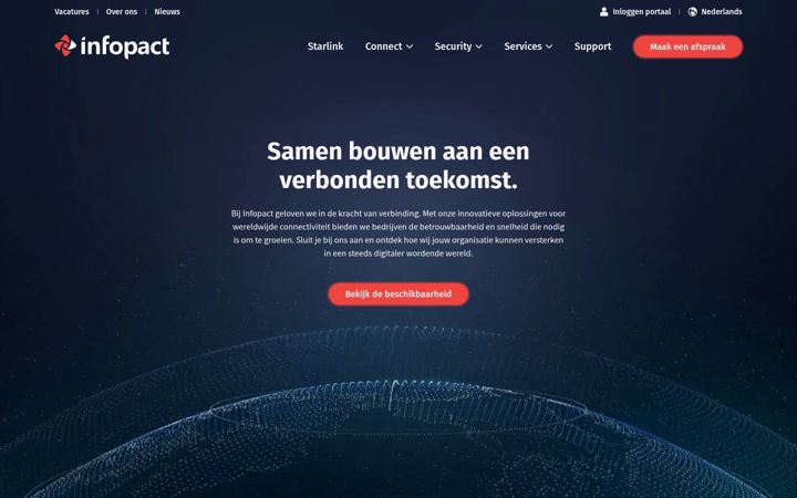 Screenshot of infopact.nl