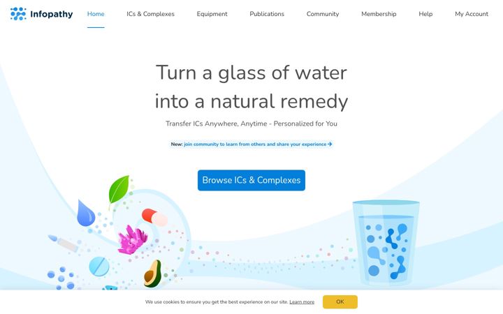 Posnetek zaslona infopathy.com