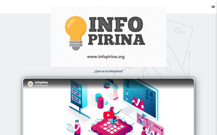 Screenshot of infopirina.org