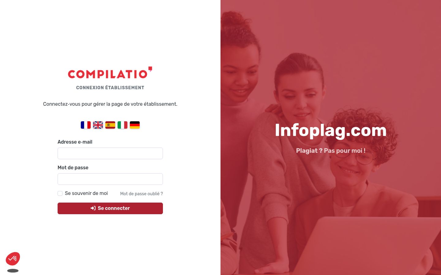 Captura de pantalla del banner de consentimiento mostrado antes de cualquier interacción