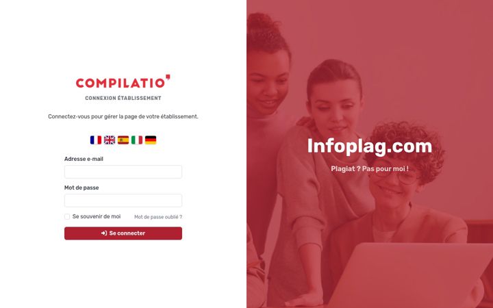 Screenshot of infoplag.com