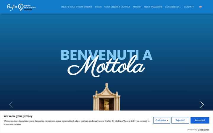 Screenshot of infopointmottola.com