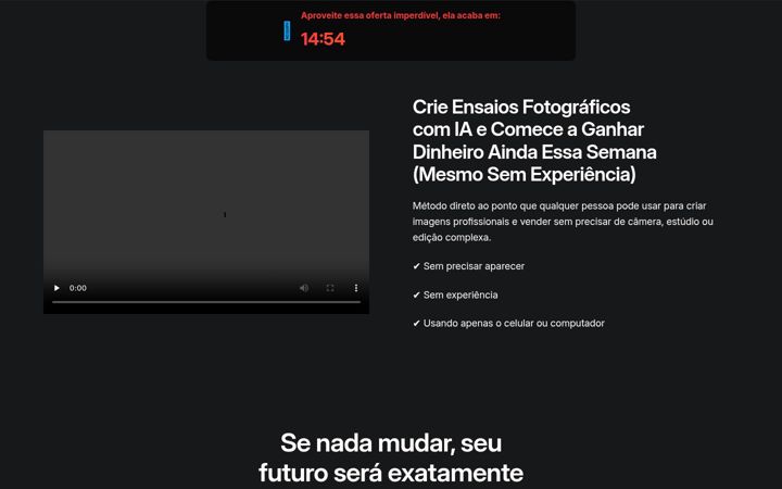 Screenshot of infoprodutovip.com