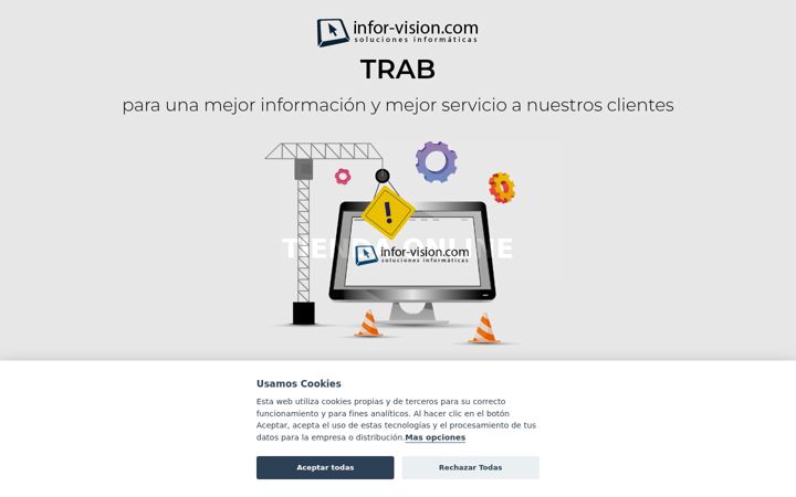 Screenshot of infor-vision.com
