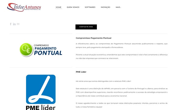 Screenshot of inforantunes.com