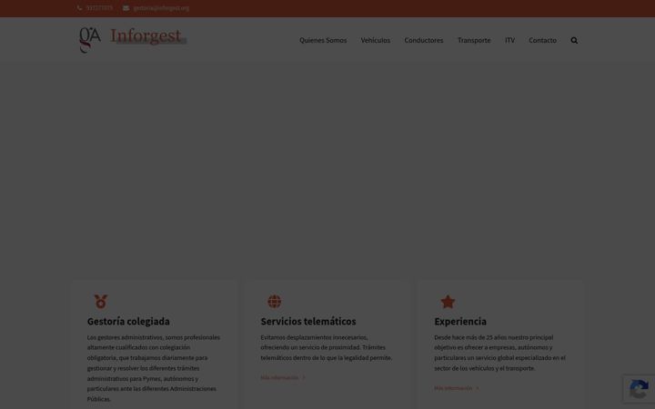 Screenshot of inforgest.org