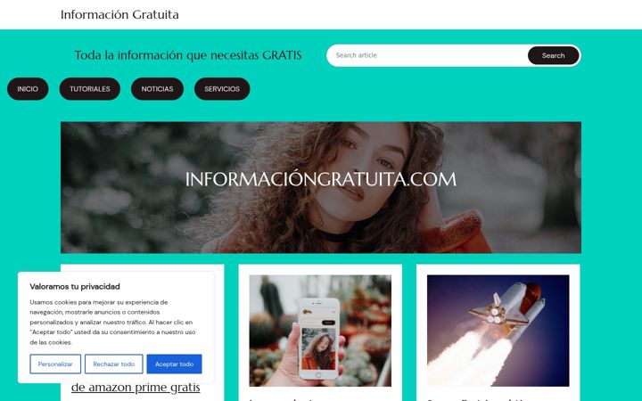 Screenshot of informaciongratuita.com