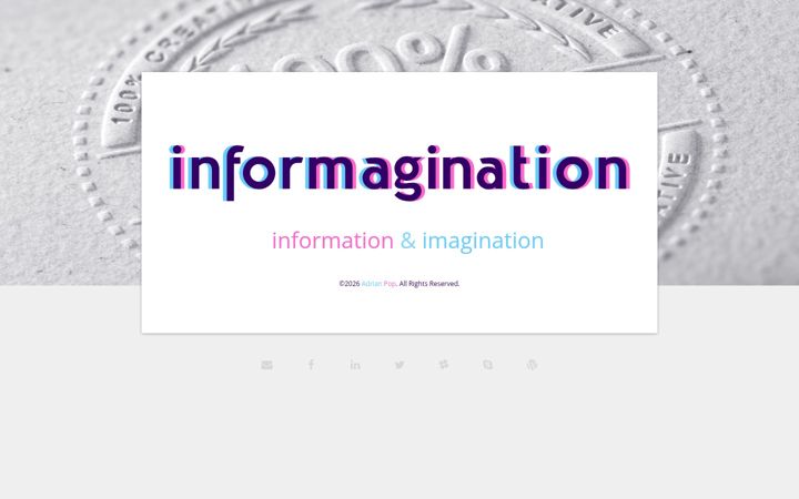 Screenshot of informagination.ro