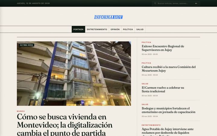 Screenshot of informahoy.com