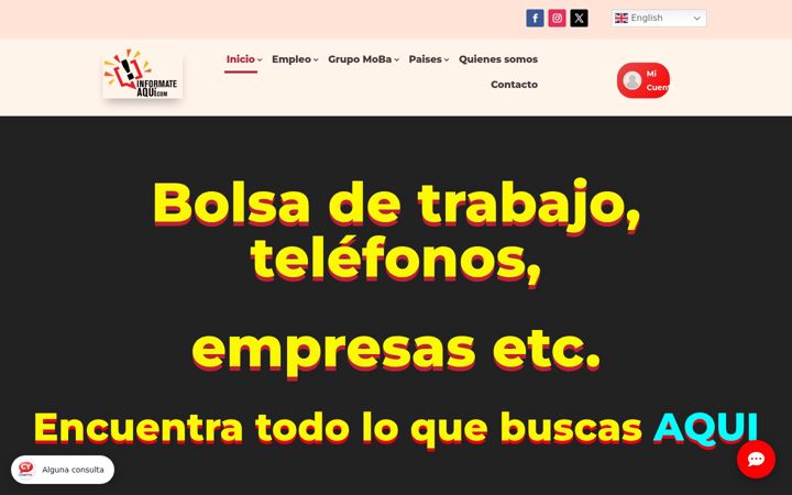 Screenshot of informateaqui.com