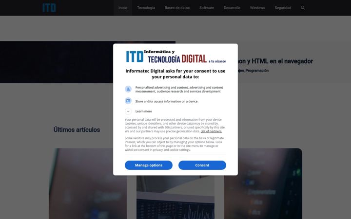 Screenshot of informatecdigital.com