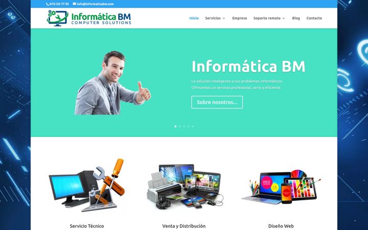 Screenshot of informaticabm.com