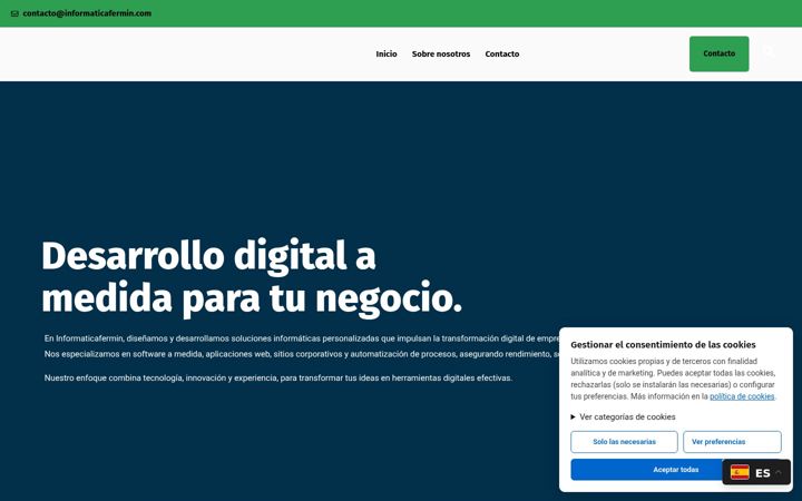 Screenshot of informaticafermin.com