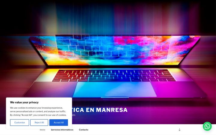 Screenshot of informaticamanresa.es