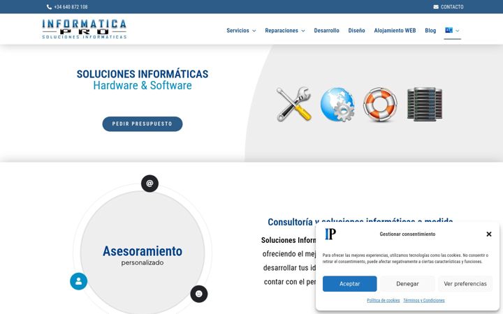 Screenshot of informaticapro.es
