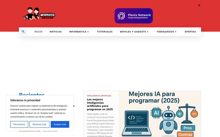Screenshot of informaticoalrescate.com