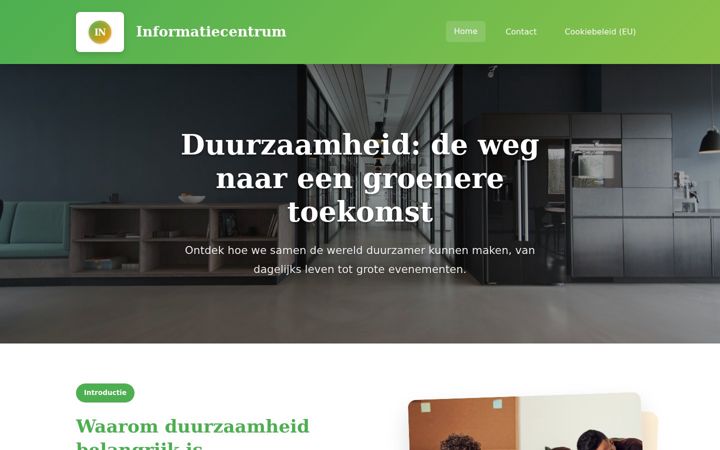 Screenshot of informatiecentrum-hoogvliet.nl