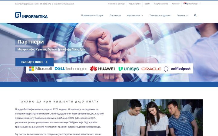 Screenshot of informatika.com