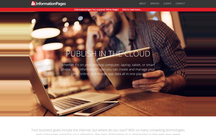 Screenshot of informationpages.com