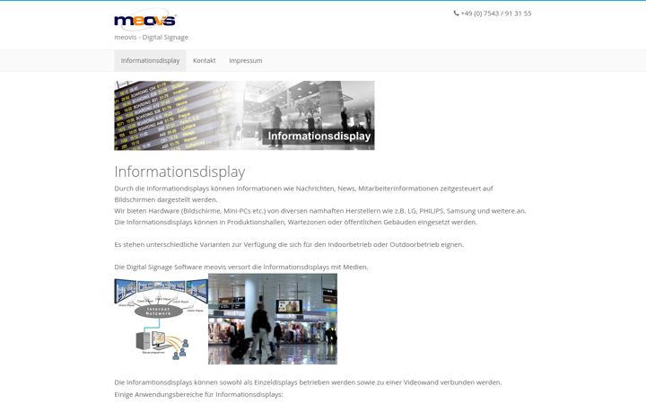 Screenshot of informationsdisplay.at